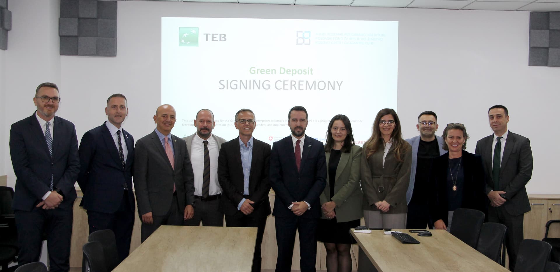 TEB dhe FKGK nënshkruajnë marrëveshjen për “Depozitën e Gjelbër”