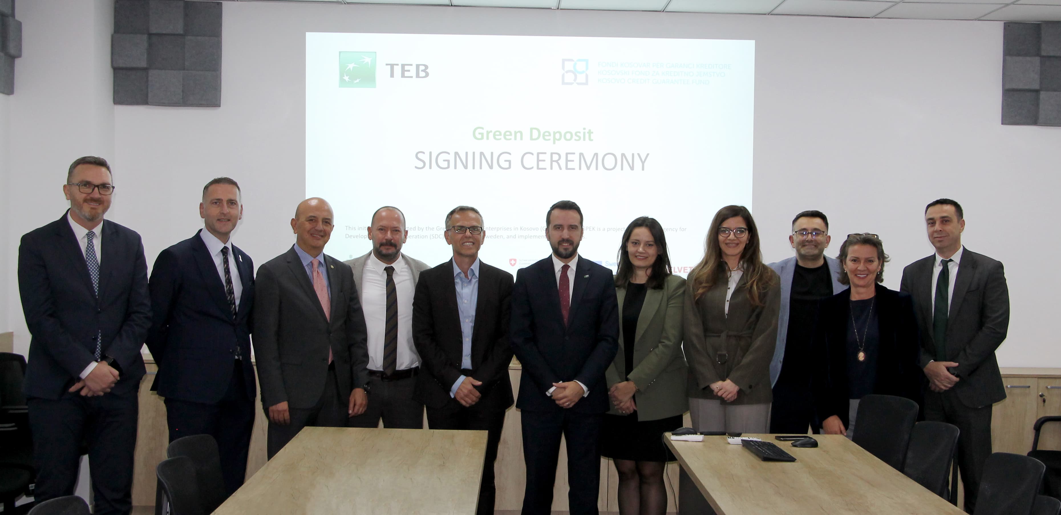 TEB dhe FKGK nënshkruajnë marrëveshjen për “Depozitën e Gjelbër”