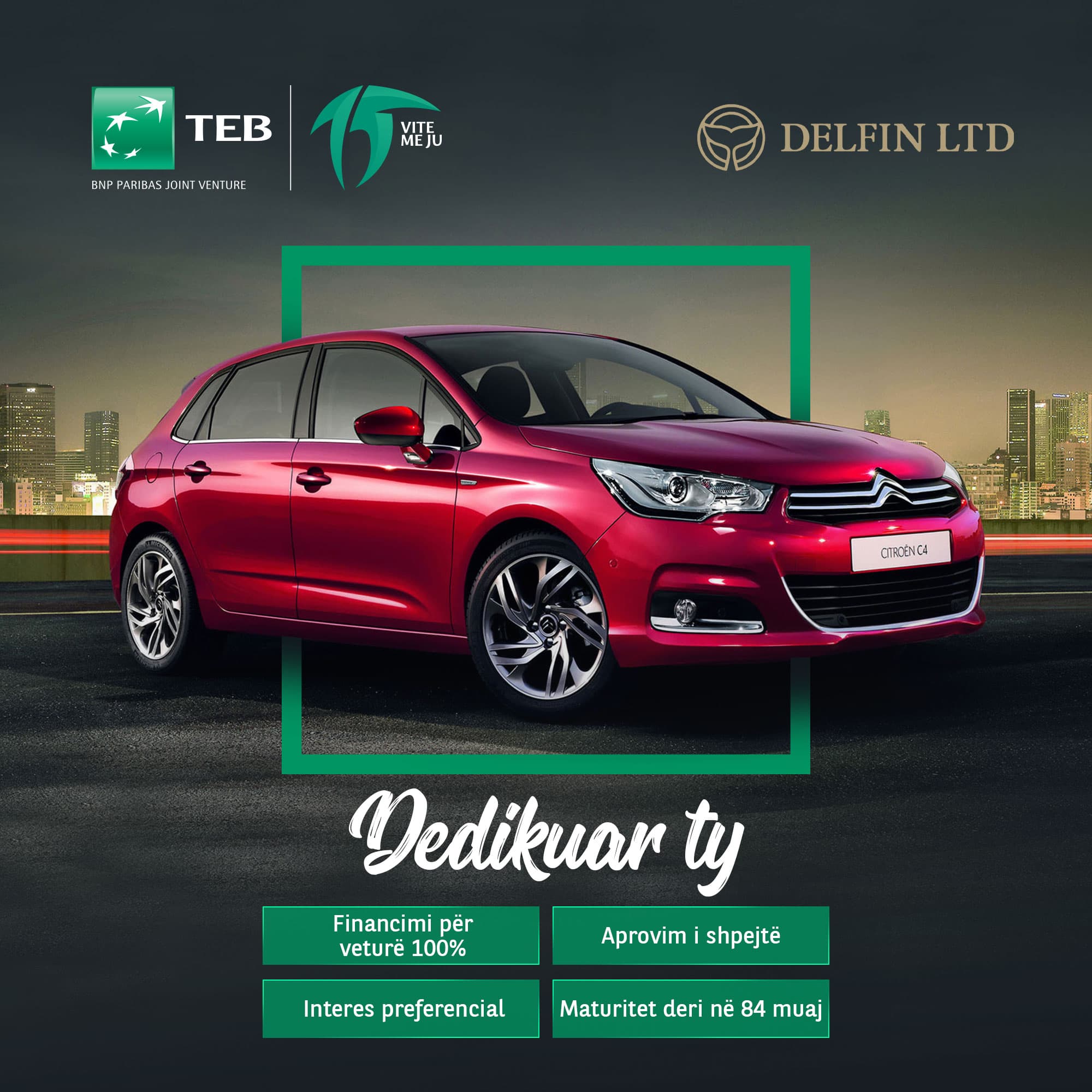 Loan for car purchase at Delfin LTD