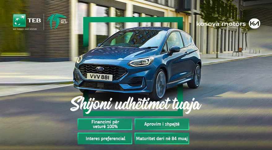 Shijoni udhëtimet tuaja! Kredi për blerje të veturës në Kosova Motors