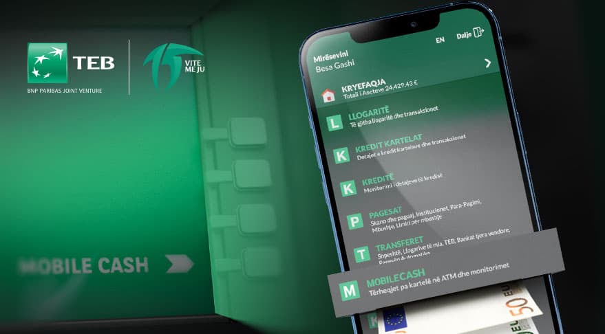 TEB sjellë edhe mobileCash