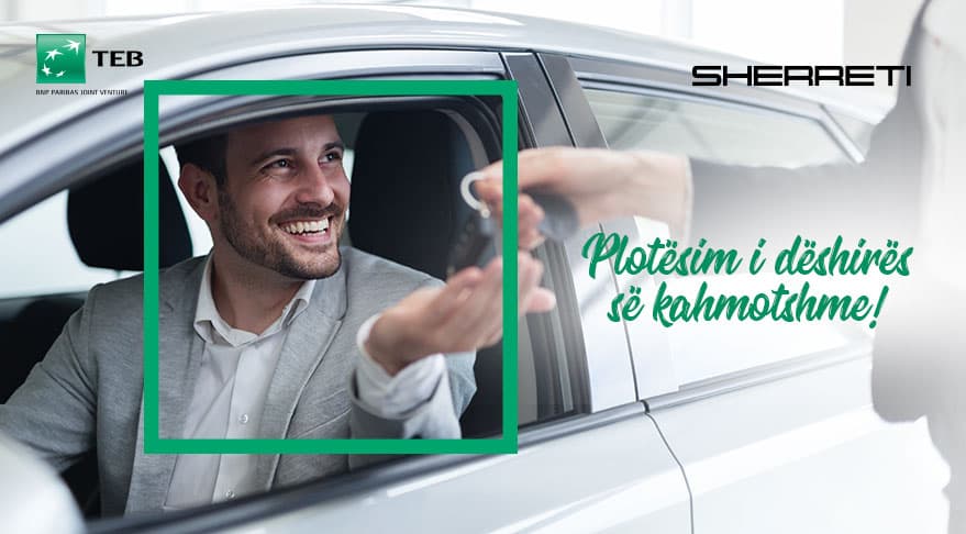 Plotësim i dëshirës së kahmotshme! Kredi për blerje të veturës në Auto Sherreti