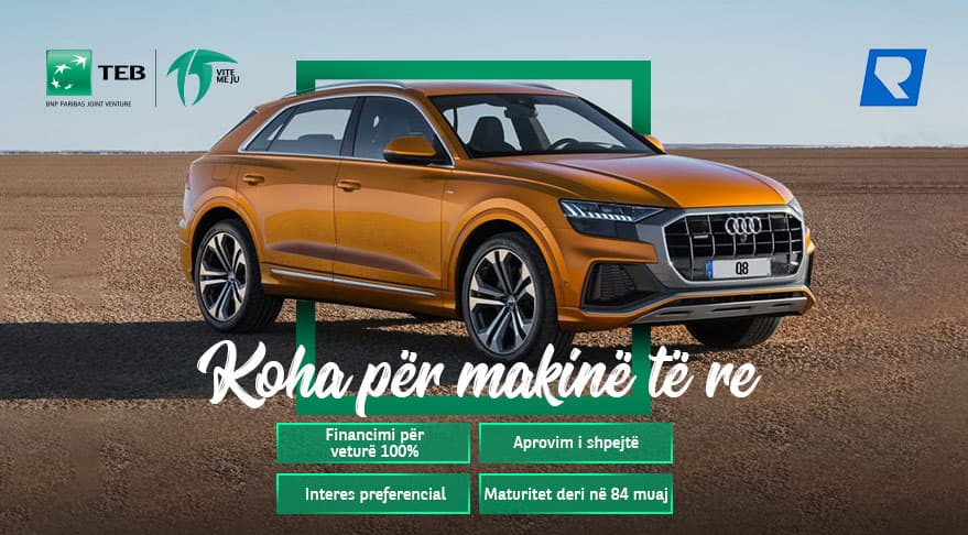 Koha për makinë të re! Kredi për blerje të veturës në Reforma