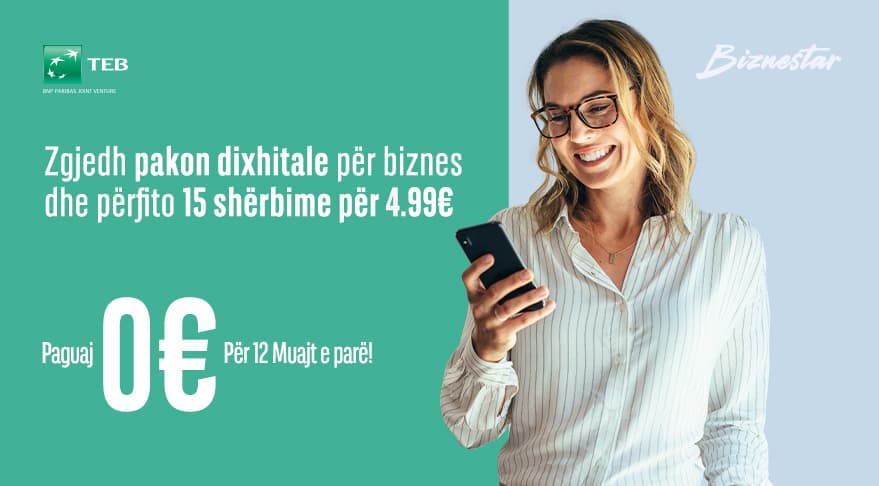 Pako Dixhitale e llogarisë së Biznestar!