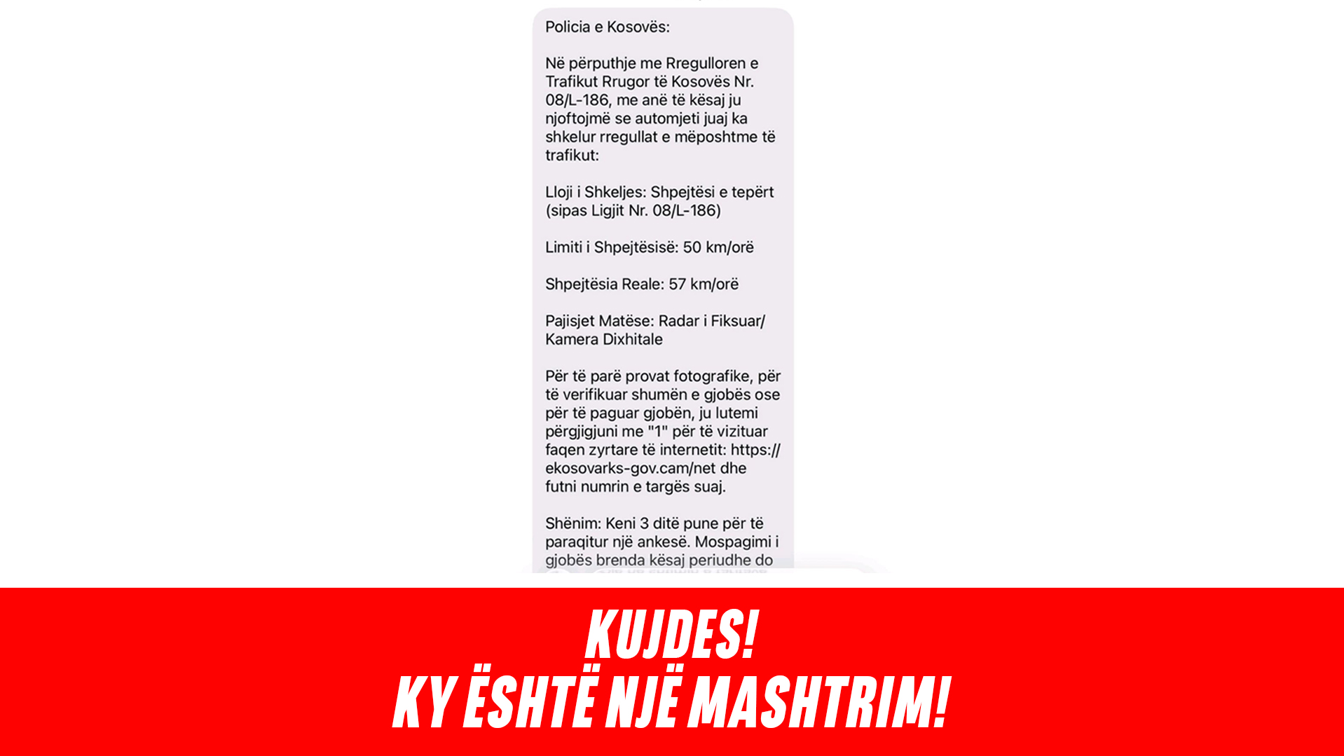 Paralajmërim për klientët