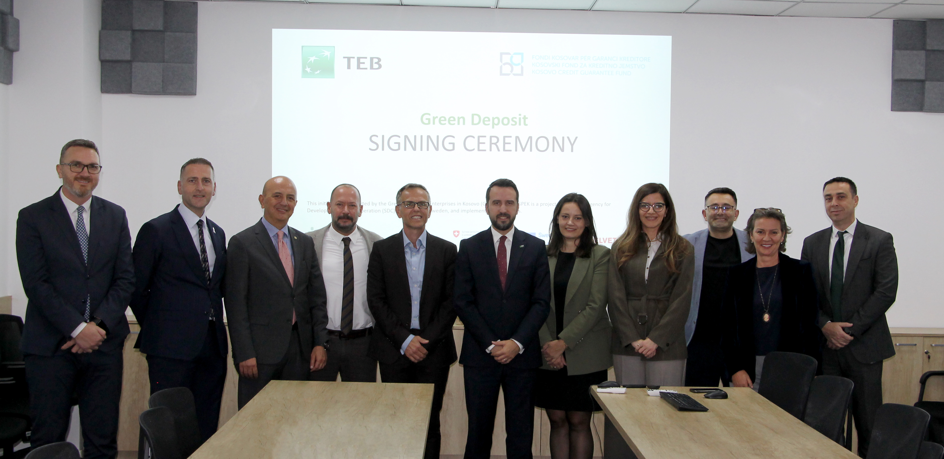 TEB dhe FKGK nënshkruajnë marrëveshjen për “Depozitën e Gjelbër”